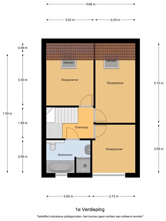 Floorplan - De Rijt 9, 5541 WH Reusel