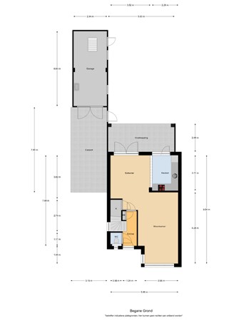 Floorplan - Groeneweg 108, 5541 AK Reusel