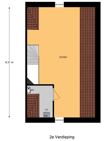 Floorplan - Dennenoord 2, 5527 EZ Hapert