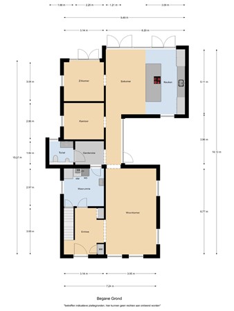 Floorplan - Nieuwstraat 29, 5571 BA Bergeijk