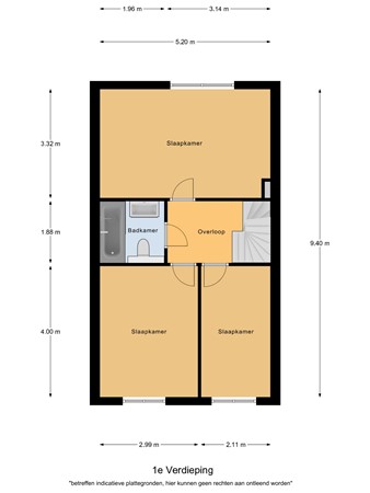 Floorplan - Steenstraat 52, 5521 KV Eersel