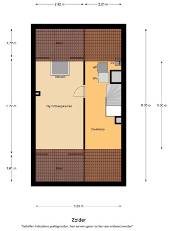 Floorplan - Steenstraat 52, 5521 KV Eersel