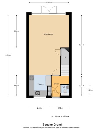 Floorplan - Bleijenhoek 16B, 5531 BM Bladel