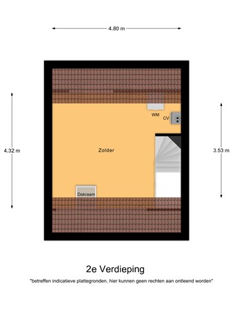 Floorplan - Bleijenhoek 16B, 5531 BM Bladel