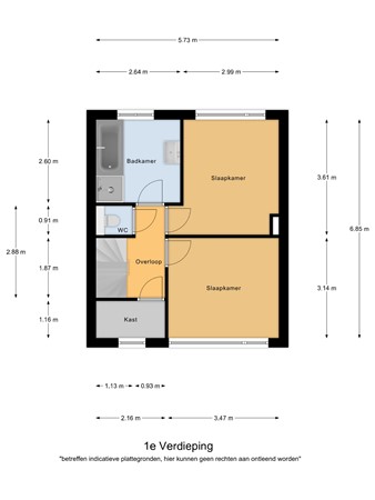 Floorplan - Oranje Nassaulaan 28, 5531 HZ Bladel