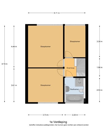 Floorplan - Stijn Streuvelslaan 13, 5531 VA Bladel