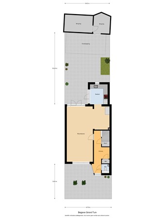 Floorplan - Stijn Streuvelslaan 13, 5531 VA Bladel