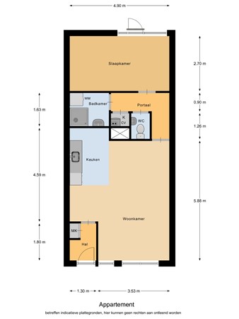 Floorplan - Markt 32, 5531 BC Bladel