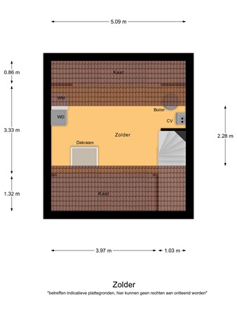 Floorplan - Sterakkers 15, 5528 DA Hoogeloon