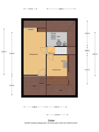 Floorplan - Van Den Elsenstraat 2C, 5527 HH Hapert