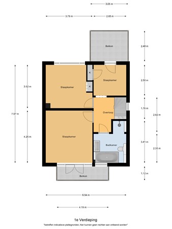 Floorplan - Valkenierstraat 187, 5553 CR Valkenswaard