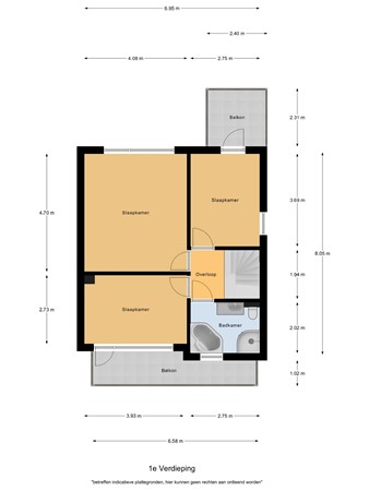 Floorplan - De Lend 4, 5541 EC Reusel