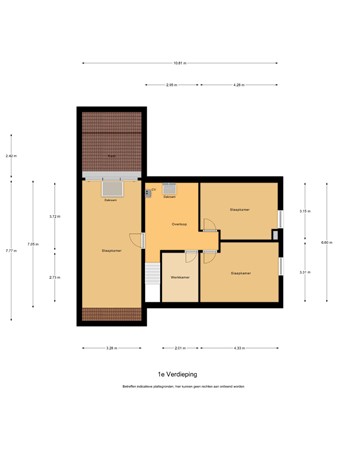 Floorplan - Wellenseind 5, 5094 EG Lage Mierde