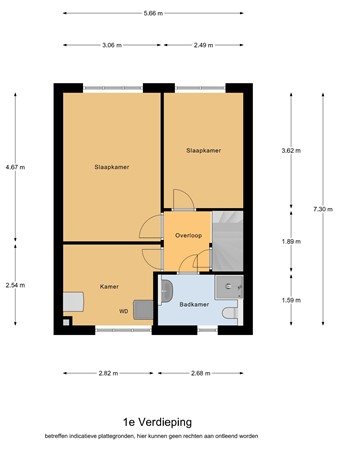 Floorplan - Akkerwinde 12, 5527 KE Hapert