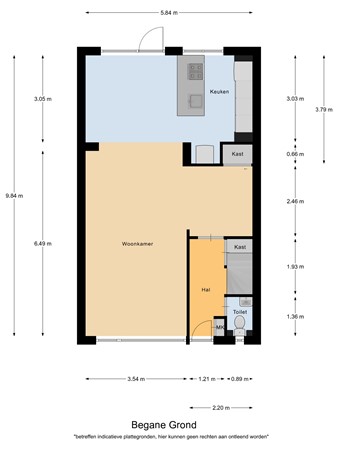 Floorplan - Dr. A. Zijlmansstraat 10, 5531 GG Bladel