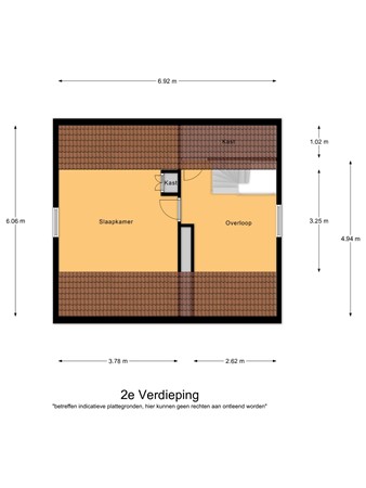 Floorplan - Meerstraat 24, 5525 AM Duizel
