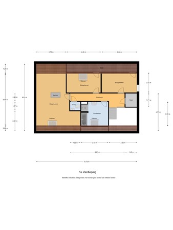 Floorplan - Heijerstraat 20, 5563 BN Westerhoven