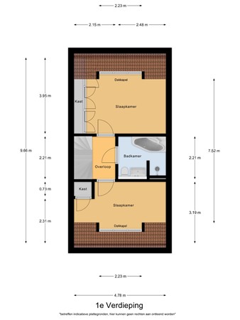 Floorplan - Boterbocht 45, 5524 BP Steensel