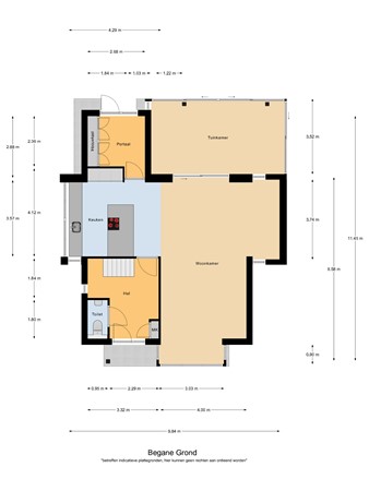 Floorplan - P.G. Ballingslaan 5, 5531 XE Bladel