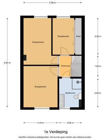 Floorplan - De Elders 35, 5087 AM Diessen