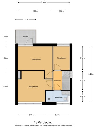 Floorplan - Zandstraat 31, 5529 AP Casteren