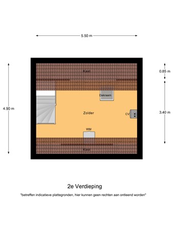 Floorplan - Groenstraat 15A, 5551 AV Valkenswaard