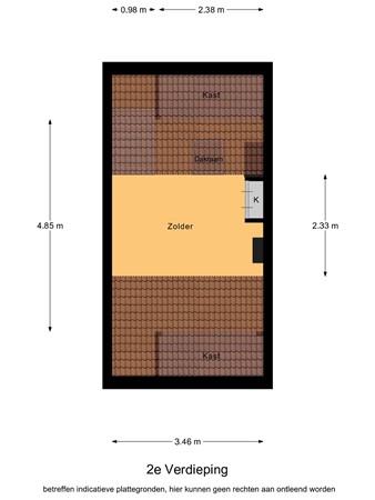 Floorplan - Groenstraat 15A, 5551 AV Valkenswaard