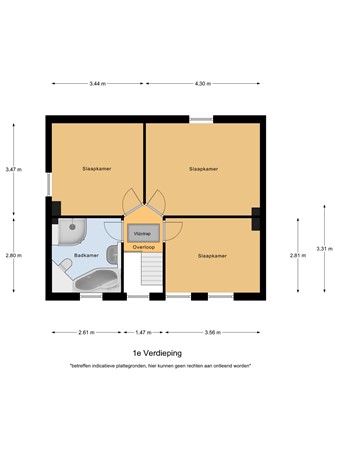 Floorplan - Molenstraat 25, 5541 CK Reusel