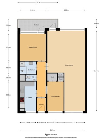 Floorplan - Nederlandplein 87, 5628 AH Eindhoven