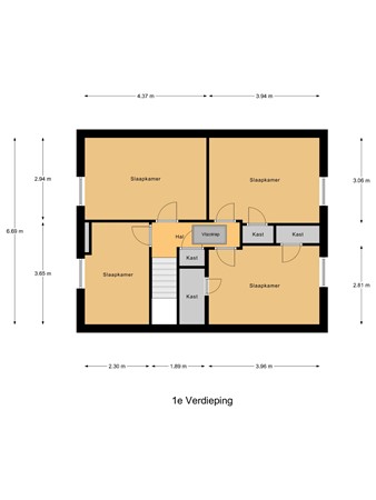 Floorplan - Hoogstraat 8, 5521 NK Eersel