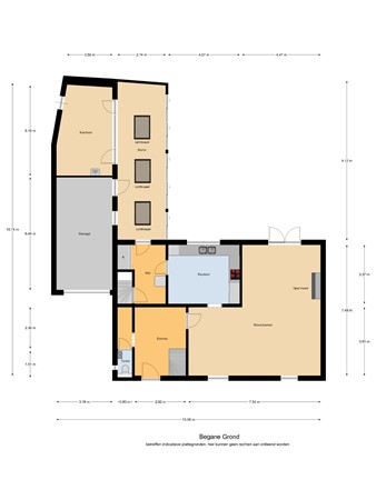Floorplan - Wilhelminalaan 39, 5541 CS Reusel