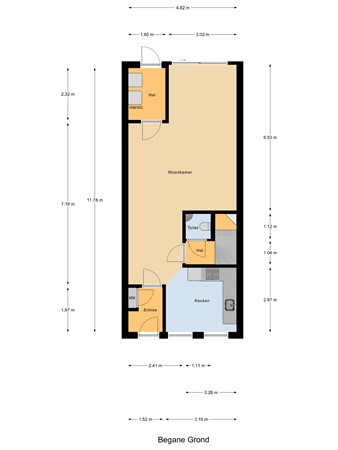 Floorplan - De Kuil 20A, 5527 AA Hapert
