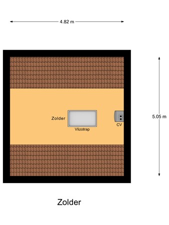 Floorplan - De Kuil 20A, 5527 AA Hapert