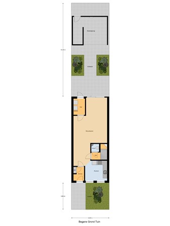 Floorplan - De Kuil 20A, 5527 AA Hapert
