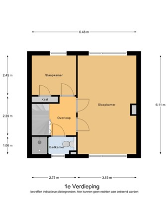 Floorplan - Le Sage ten Broekstraat 25, 5554 SW Valkenswaard