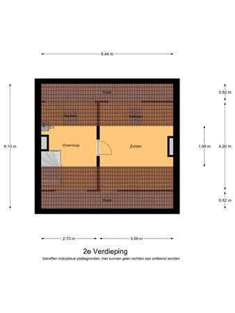 Floorplan - Le Sage ten Broekstraat 25, 5554 SW Valkenswaard