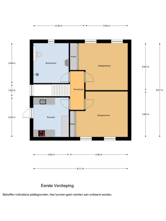 Floorplan - Roodborstje 1, 5531 LM Bladel
