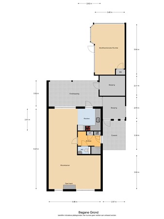 Floorplan - Mosveld 8, 5527 BJ Hapert