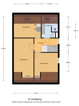 Floorplan - Mosveld 8, 5527 BJ Hapert