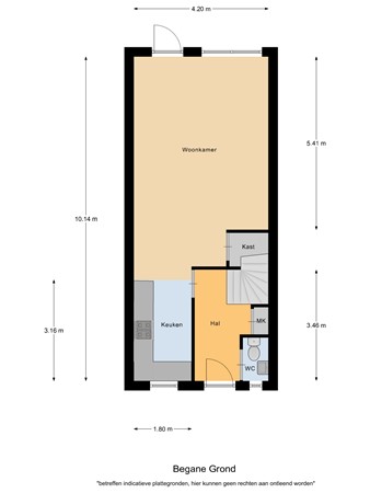 Floorplan - Zanddries 8, 5529 AE Casteren