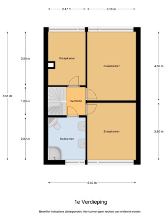 Floorplan - Leonardusdal 29, 5551 CC Valkenswaard