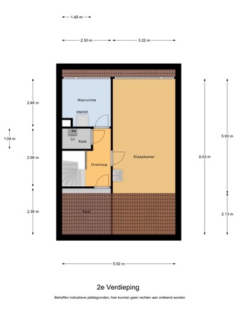 Floorplan - Leonardusdal 29, 5551 CC Valkenswaard