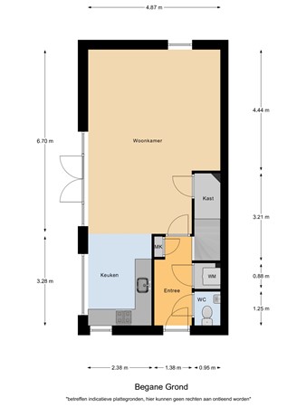 Floorplan - Roodbont 55, 5527 EV Hapert
