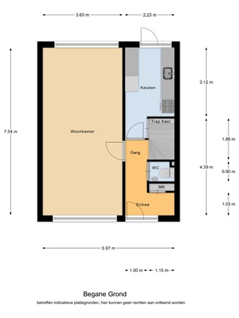 Floorplan - Venus 19, 5527 CN Hapert
