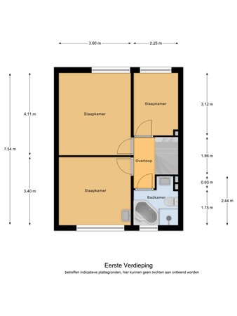 Floorplan - Venus 19, 5527 CN Hapert