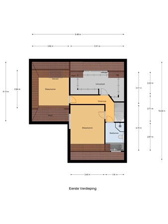 Floorplan - Helmkruid 2, 5531 KC Bladel