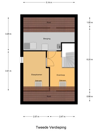 Floorplan - Dennenoord 20, 5527 EZ Hapert