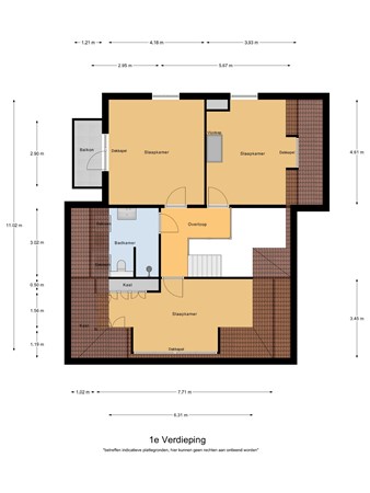 Floorplan - Kievit 45, 5508 KZ Veldhoven