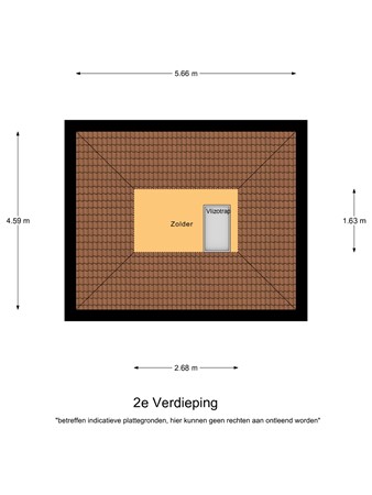 Floorplan - Kievit 45, 5508 KZ Veldhoven