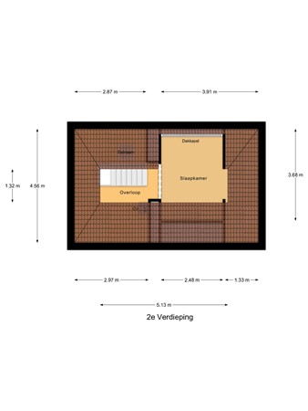 Floorplan - Bieshof 4, 5528 BM Hoogeloon